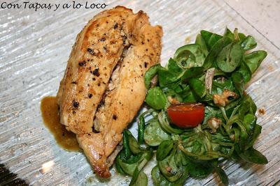 Pollo asado al horno