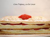 Tarta Hojaldre, crema fresas