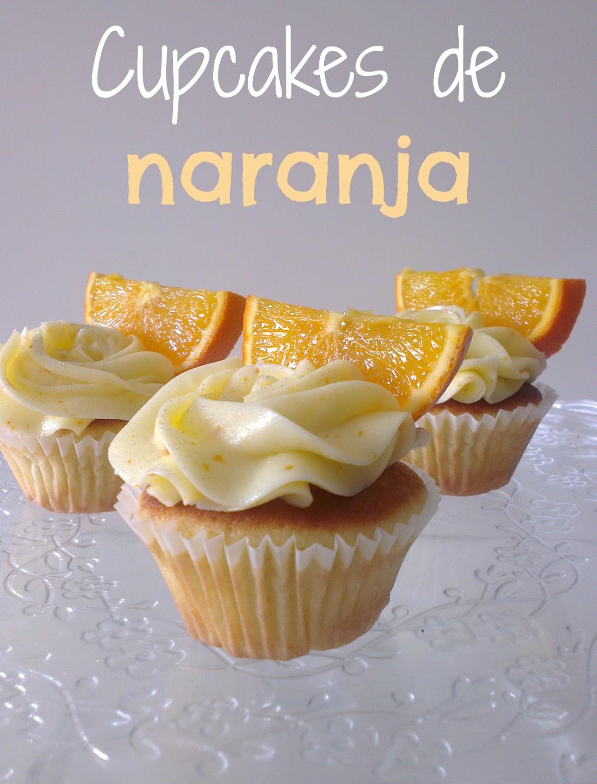 ♥ Cupcakes de naranja. Nº 17 del reto!!