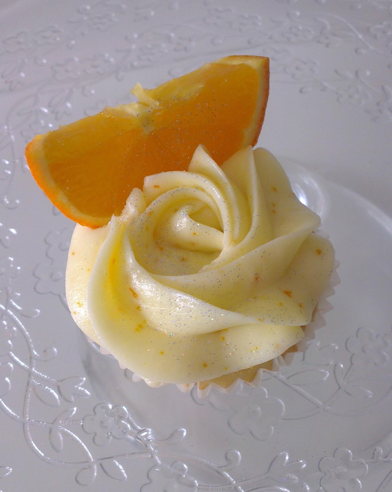 ♥ Cupcakes de naranja. Nº 17 del reto!!