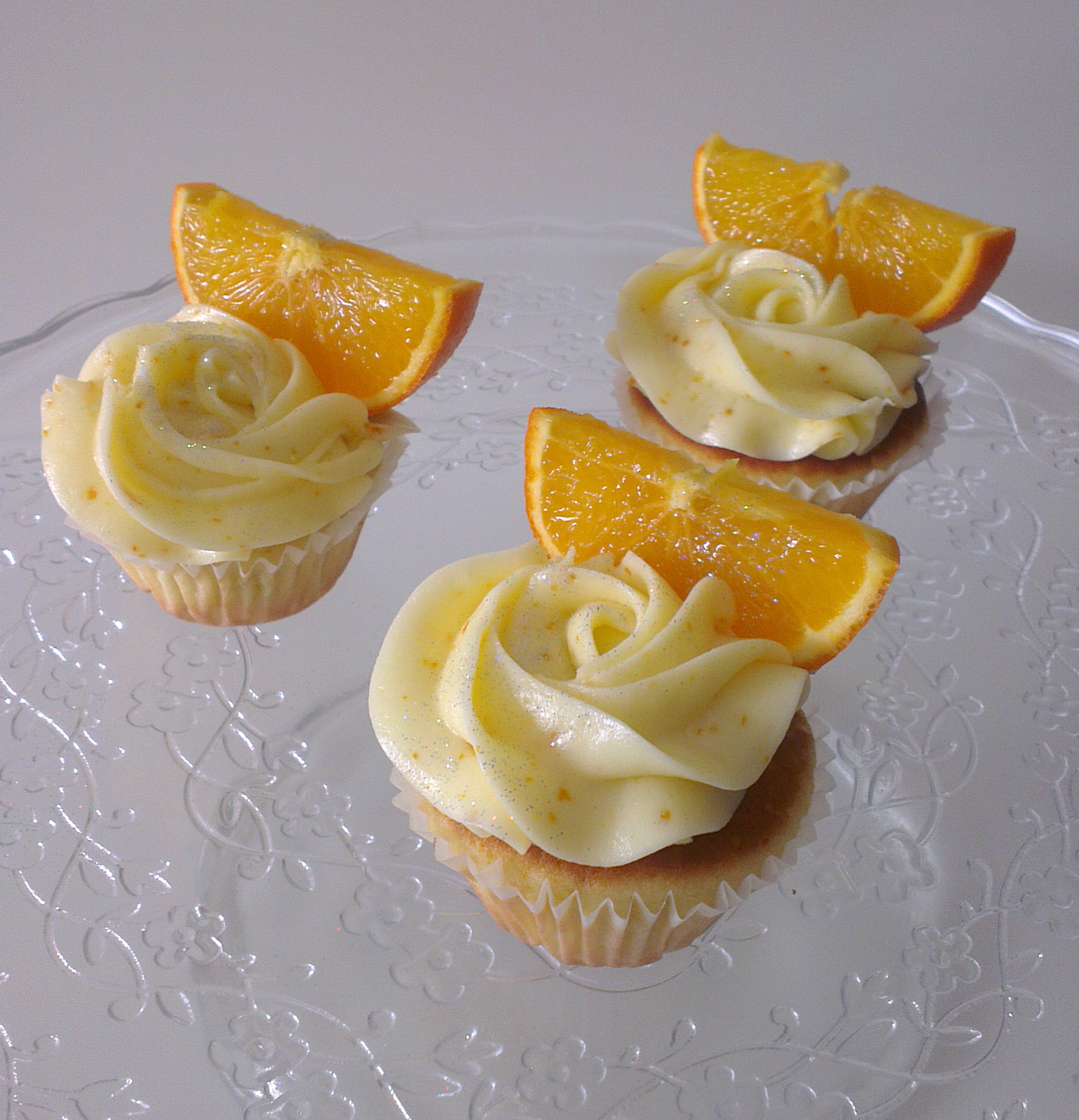 ♥ Cupcakes de naranja. Nº 17 del reto!!