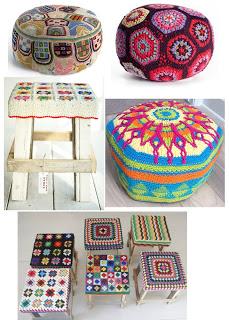 FUNDA PARA PUFF EN GANCHILLO