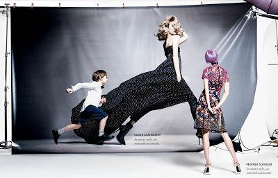 Karlie Kloss y Vika Falileeva para Neiman Marcus spring 2013