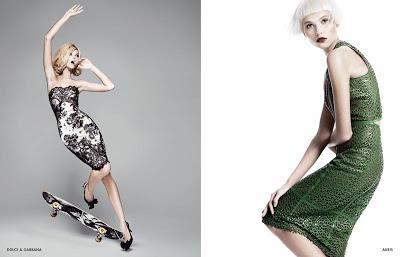 Karlie Kloss y Vika Falileeva para Neiman Marcus spring 2013