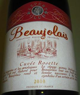 Beaujolais Cuvée Rosette 2010, de Vignerons Expert Club