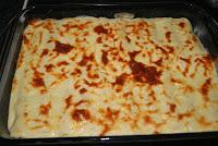 Canelones gratinados de Carne y Foie