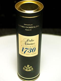 PEDRO XIMÉNEZ 1730 RESERVA DE ÁLVARO DOMECQ