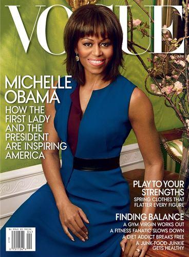 Michelle Obama en la portada de la revista Vogue (FOTO)