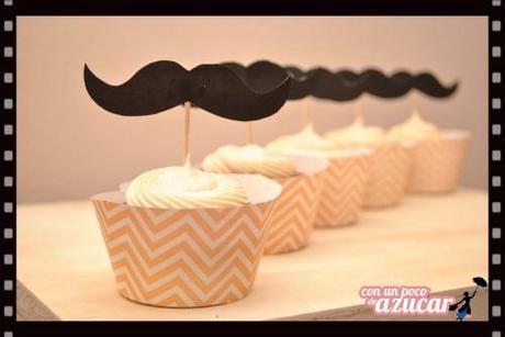 Cupcakes de chocolate y avellana para el día del Padre