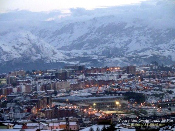 Nevadas en Oviedo 2013: 2 Videos y fotos