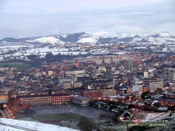 Nevadas en Oviedo 2013: 2 Videos y fotos