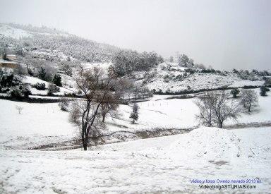 Nevadas en Oviedo 2013: 2 Videos y fotos