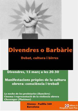 Divendres o Barbàrie