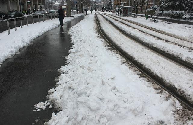 Budapest: Amanecer de un día nevado