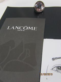 Invitación de Lancôme en El Corte Inglés.