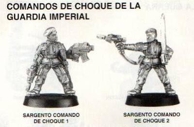 Sargentos de los Comandos de Choque de la Guardia Imperial