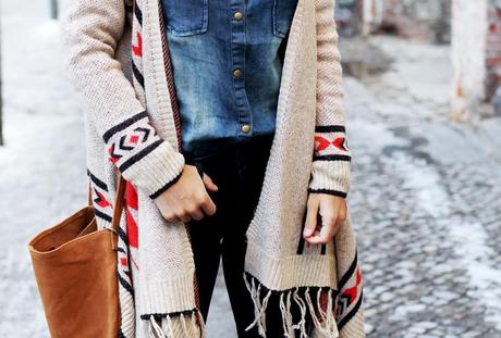 Aztec Poncho & Denim