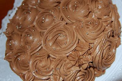 Tarta de rosas para Blanca