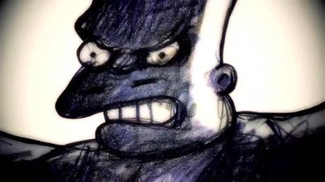 Film Noir - The Simpsons Couch Gag Opening by Bill Plympton