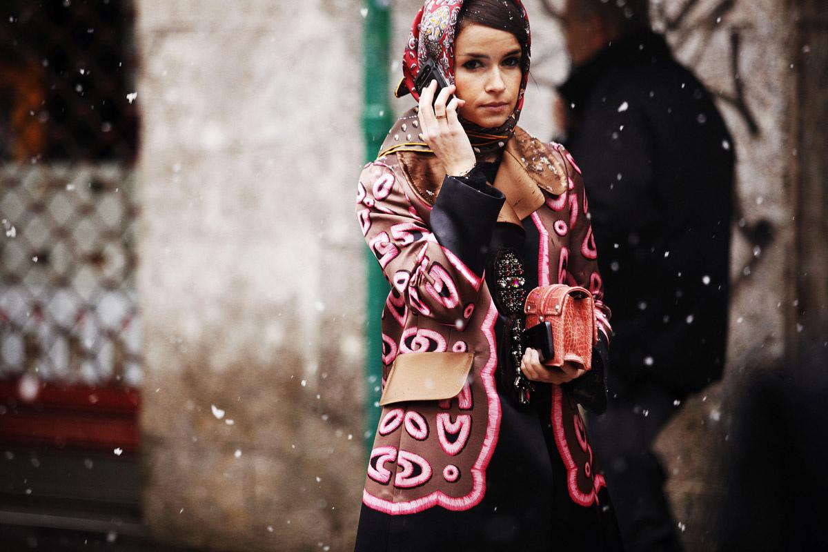 Miroslava Duma Milan FW winter 13-14