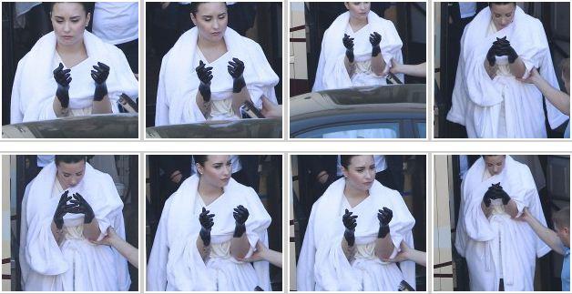 Demi Lovato, filmando su nuevo video “Heart Attack”