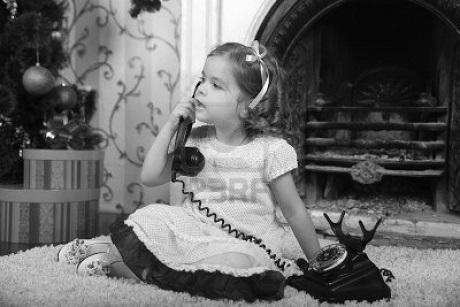 little-girl-in-dress-talking little-girl-in-dress-talking