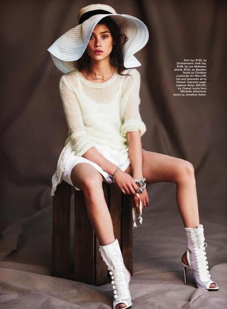 About a girl - Astrid Berges-Frisbey for Marie Claire Australia March 2013