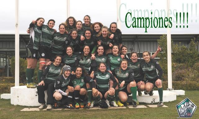 RUGBY FEMENINO, DIVISIÓN DE  HONOR, EL INEF BARCELONA, LOGRA UN NUEVO TITULO DE LIGA