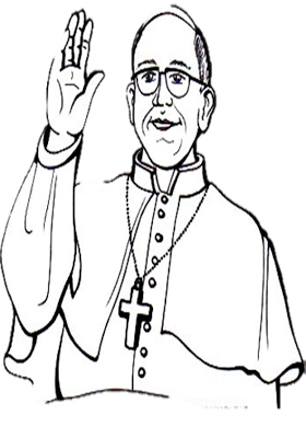 Papa Francisco en dibujos para niños - Paperblog