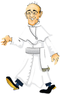 PAPA FRANCISCO EN DIBUJOS PARA NIÑOS