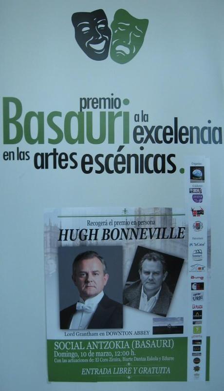 [Reportaje] Ceremonia de entrega del Premio Basauri 2013 a Hugh Bonneville