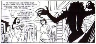 Dylan Dog Mujer que grita por Tiziano Sclavi