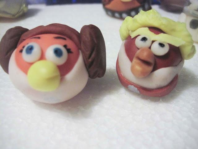 TARTA DECORADADA ANGRY BIRDS STAR WARS