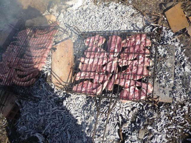 CALÇOTADA EN LES PECES, ALBINYANA...TARRAGONA, 11-03-2013...