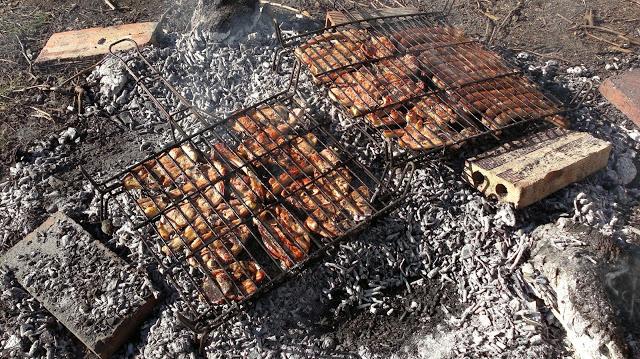 CALÇOTADA EN LES PECES, ALBINYANA...TARRAGONA, 11-03-2013...