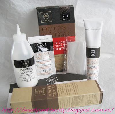 Nature's hair color de APIVITA