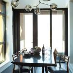 Deco: Apartment in Brooklyn Athena-Calderone-dining-room-neutrals-wood-Linday-Adelman-pendant-Bazaar-Feb13