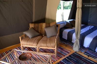 Carpa Rustica para Safaris y Turismo