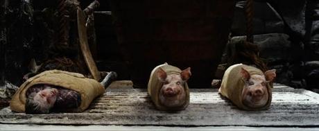 Jack el cazagigantes, subiéndose a la ola.