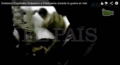soldados españoles patean a prisioneros Irak
