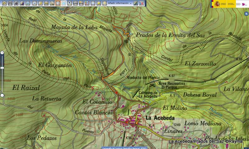 La Acebeda-Prados del Saz, Sierra Norte de Madrid 16-3-12
