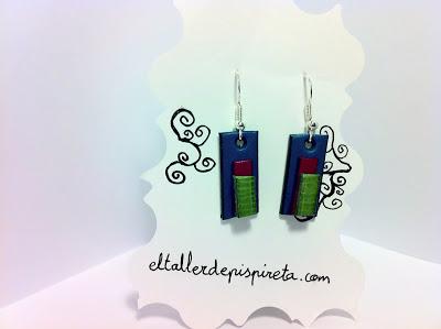 pendientes de cuero