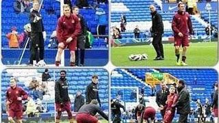 COMEDIANTE INGLÉS SE DISFRAZÓ DE JUGADOR, ENTRÓ A LA CANCHA E HIZO EL CALENTAMIENTO