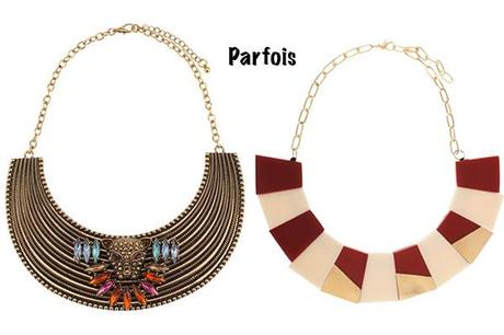 Parfois-collares rigidos