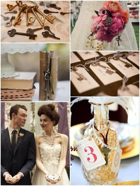 La llave a tu corazón/The key to your heart Decorate your wedding with keys