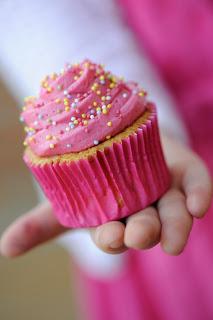 Lovely pinky and delicious cupcakes
