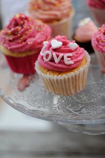 Lovely pinky and delicious cupcakes