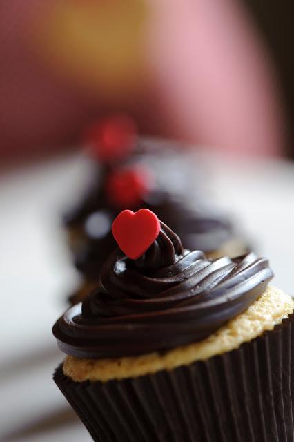 Cupcakes con mucho amor y un poco de chispa