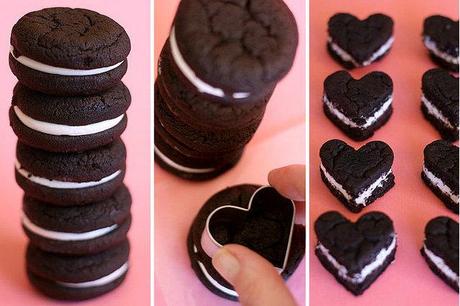 Cómo hacer Mini Corazón Cakesters Oreo Para San Valentín