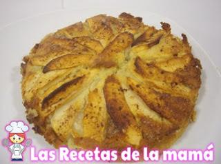 Receta de pudin de manzana